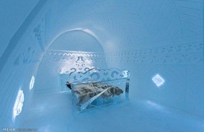 تصاویر هتل یخی در سوئد