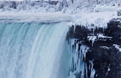 تصاویر / آبشار نیاگارا یخ زد