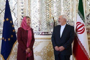 ظریف: مردم ایران نسبت به گرایش‌های آمریکا نگرانی دارند/ موگرینی: از حمایت شخصی و سیاسی رهبر ایران تشکر می‌کنیم