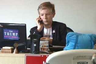 مدیر دفتر انتخاباتی ترامپ یک نوجوان 12 ساله است