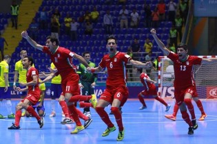 صعود تاريخي فوتسال ایران به مرحله یک چهارم نهایی جام جهانی