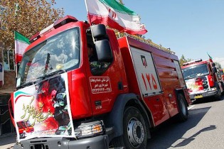 پیکر شهدای آتش‌نشان از دانشگاه تهران تشییع میشود