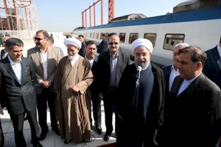 افتتاح خط آهن همدان-تهران آرزوی چندساله مردم همدان را محقق کرد