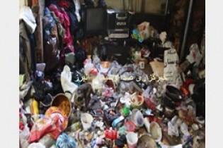 کشف ۲ کامیون خاور زباله خانه مسکونی در فردیس