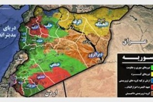 کدام مناطق سوریه تحت سیطره نیروهای دولتی قراردارد؟ نقشه و تصاویر