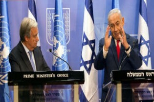 تکرار اتهامات نتانیاهو علیه ایران در دیدار با «گوترش»
