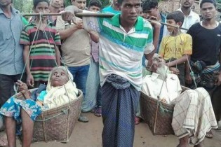 پسر آواره میانماری که برای نجات جان پدرومادرش تلاش میکند+عکس