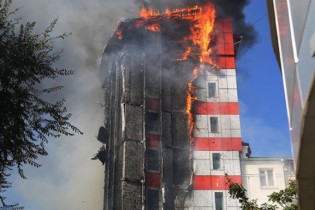 آتش‌سوزی مرگبار در هتلی در روسیه