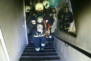 نجات ۴۰ نفر از حریق ساختمانی در شهرک اکباتان
