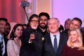 تصاویر/ نتانیاهو با بازیگران معروف هند عکس سلفی گرفت