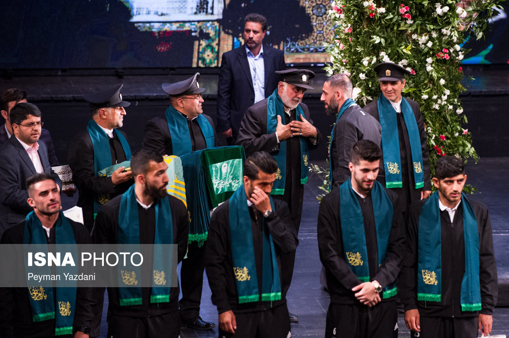 مراسم بدرقه تیم ملی فوتبال ایران