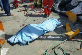 5 کشته و زخمی در برخورد ساندرو با جرثقیل+ عکس