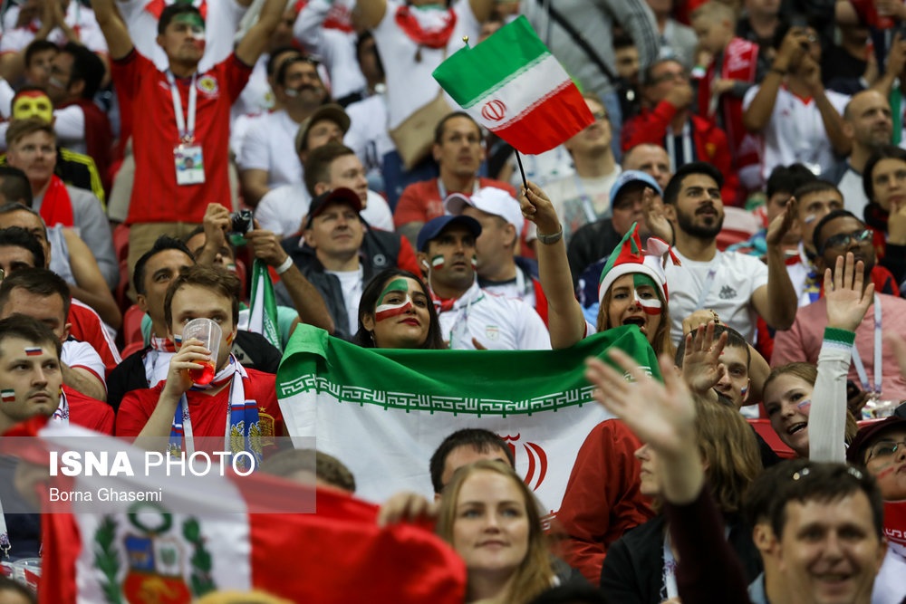 حاشیه دیدار تیم های ایران و اسپانیا در دور دوم مرحله گروهی