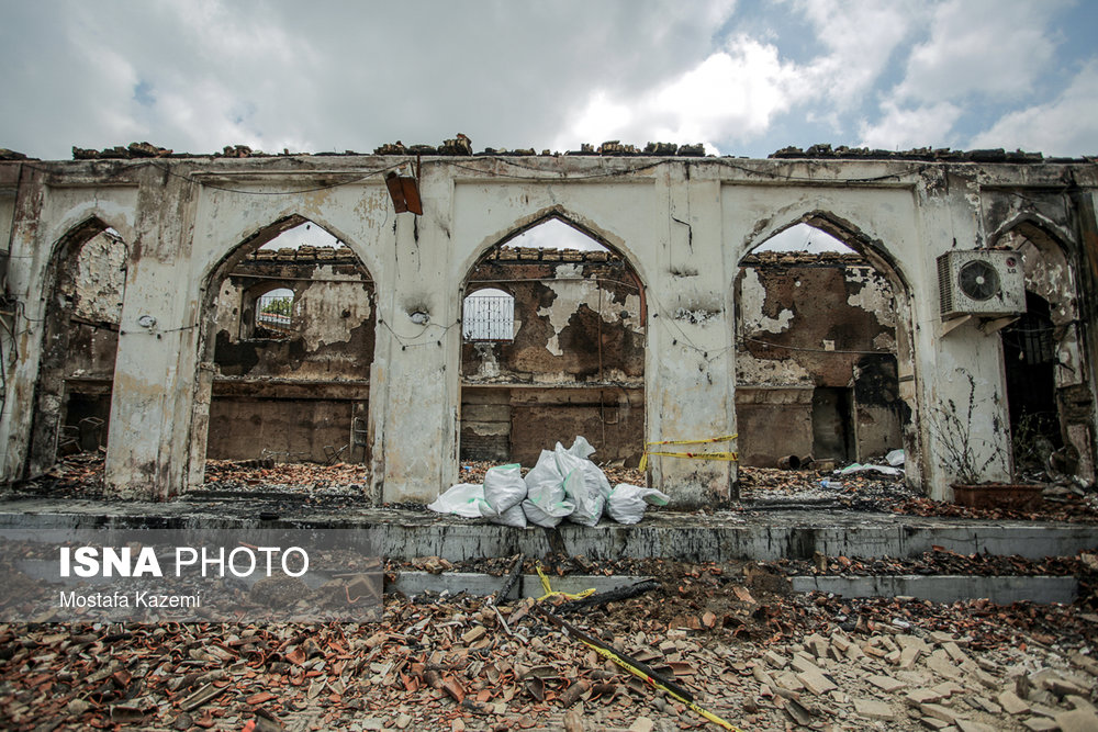 مسجد جامع ساری؛ پس از آتش سوزی