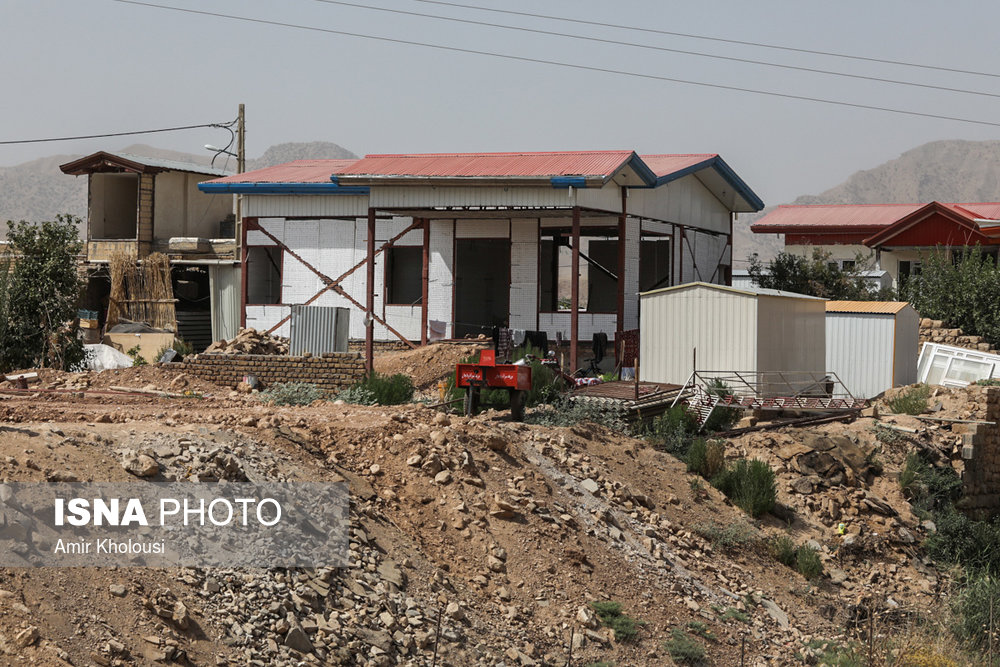 بازسازی مناطق زلزله زده استان کرمانشاه - روستاي شيرين آب قصر شيرين