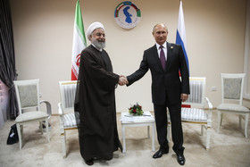 دیدار روحانی با ولادمیر پوتین، رییس جمهور روسیه