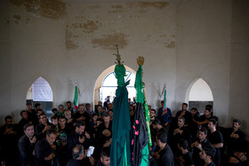 مراسم تاسوعای حسینی در شهرک هرزویل شهر منجیل