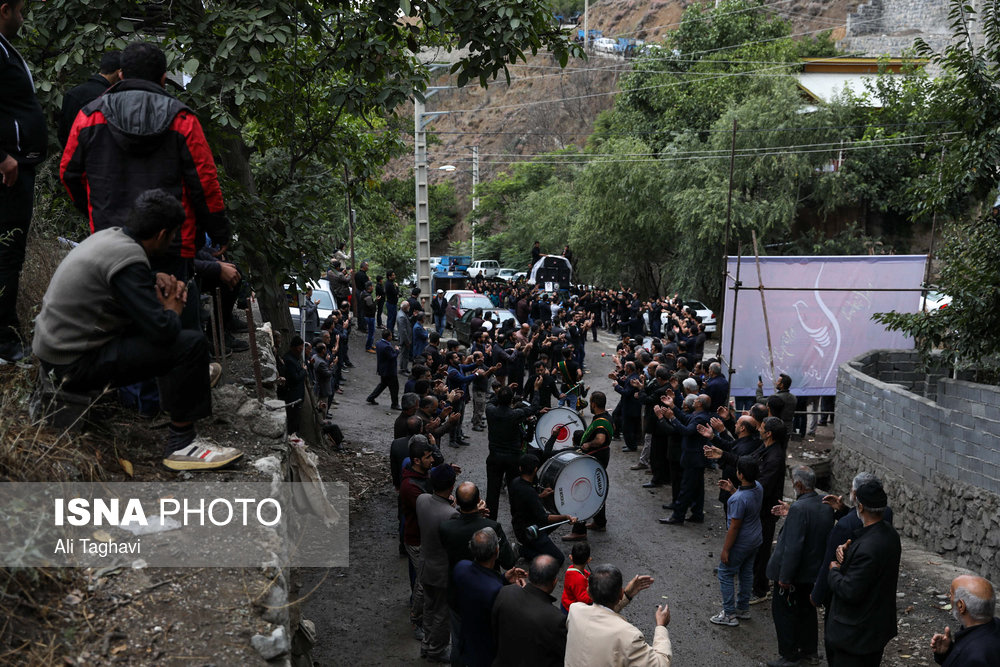 مراسم عزاداری عاشورای حسینی روستای هفت تن - لاریجان