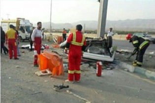 5 کشته و مجروح در تصادف جاده ساوه