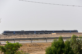 جابجایی زائران اربعین حسینی با قطار در مرز شلمچه