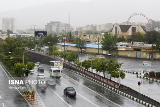 بارش شدید در چهار استان کشور