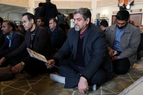 مصطفی کواکبیان نماینده تهران در مراسم یادبود جانباختگان حادثه دانشگاه آزاد
