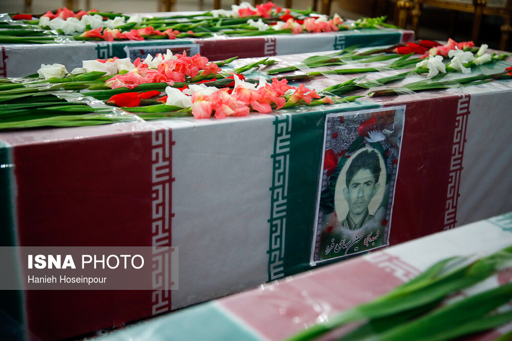 مراسم استقبال از سه شهید تازه تفحص شده - شیراز