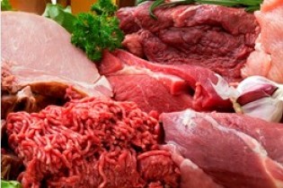 توزیع گوشت نیمایی در بازار