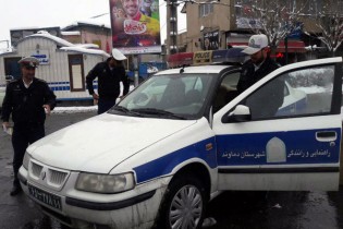 برخورد پلیس با تخلفات خودروهای دولتی