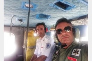 نجات 2 تن توسط بالگرد بوشهر