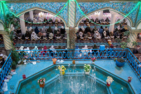 جزء خوانی قرآن کریم در مسجد «دارالحسان» سنندج