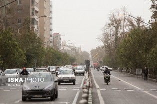 افزایش غلظت ازن در هوای تهران طی امروز