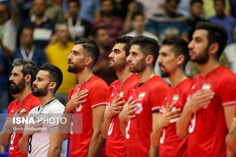 دیدار تیم‌های والیبال ایران و کانادا