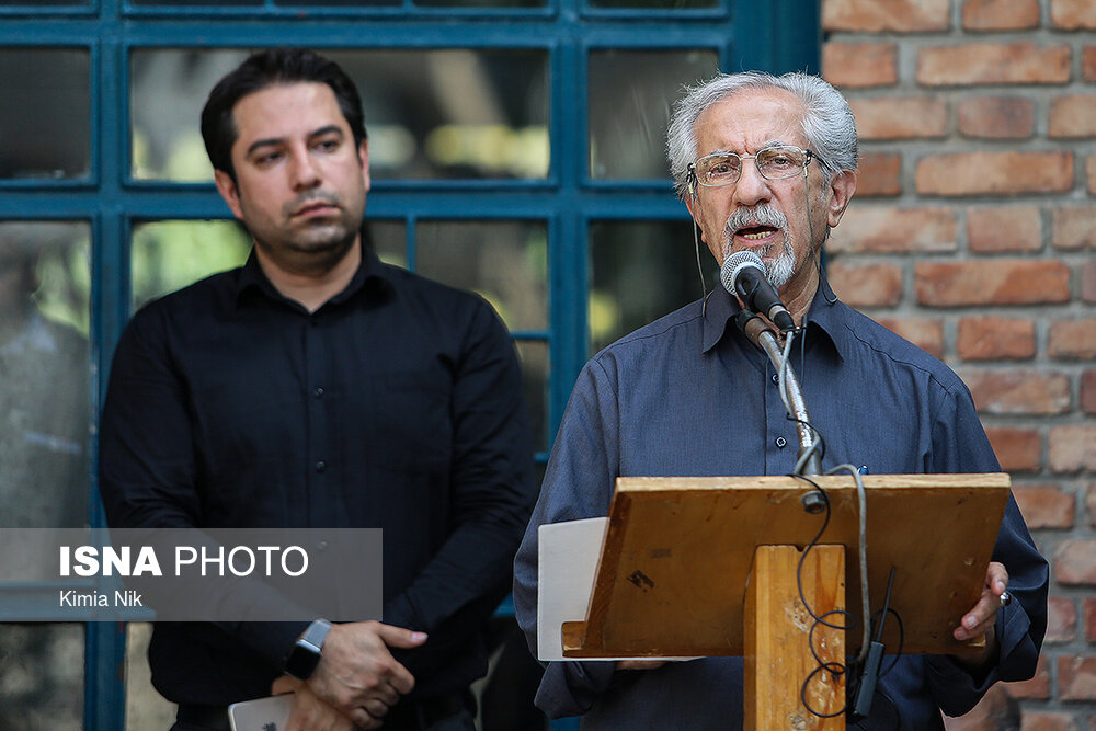 مراسم تشییع پیکر ناصر هوشمند وزیری در خانه هنرمندان