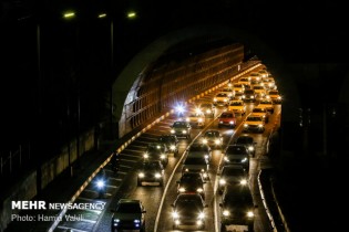ترافیک سنگین در آزادراه پردیس-تهران