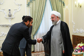 دیدار یوسف بن علوی، وزیر امورخارجه عمان با رییس جمهور