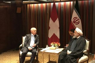 گفت‌وگوی روسای جمهور ایران و سوئیس درباره نقش میانجی‌گری این کشور