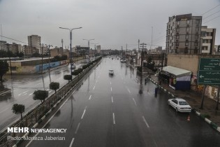 ترافیک نیمه سنگین در محور کرج-تهران/برخی محورها بارانی است