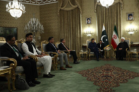 دیدار حسن روحانی با نخست وزیر پاکستان