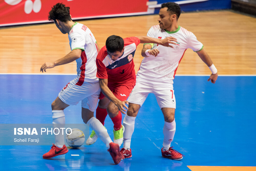 مسابقات فوتسال مقدماتی آسیا تیم‌های ایران - جمهوری قرقیزستان