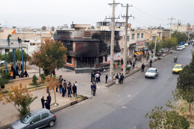 خسارات وارده به اموال عمومی در جریان حوادث اخیر - شیراز