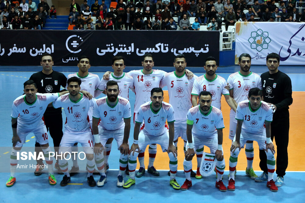 دیدار تیم‌های فوتسال ایران و اسلواکی