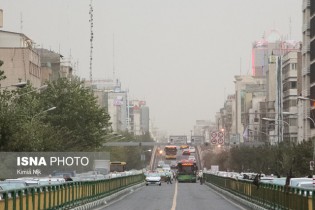 تنفس هوای نامطلوب در تهران برای سومین روز پیاپی