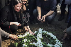 تشییع پیکر شهید سانحه هواپیمایی اوکراین