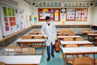 پاکسازی مدارس شهر تهران برای مقابله با شیوع کرونا/مدارس از شنبه دایرند