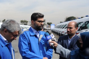 تحویل ۵۰ دستگاه آمبولانس ایران خودرو به ناوگان امدادي كشور