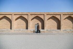 «سی و سه پل اصفهان»در پی شیوع ویروس کرونا چند روز مانده به نوروز 99
