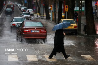 بارش شدید باران در ۵ استان