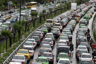 ۱۰ معبر اصلی تهران زیر بار ترافیک نسبتا سنگین صبحگاهی