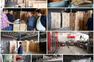 پلمب مراکز تولید و نگهداری مواد غذایی غیر بهداشتی در خاوران
